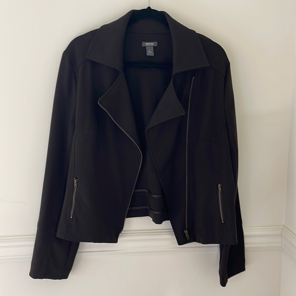 Kenneth Cole Reaction Black Moto Jacket - Women's Size 14